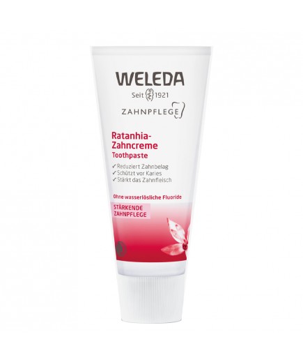 Зубна паста Ратанія Weleda 75мл 00980800 Зубна паста Ратанія Weleda 75мл 00980800