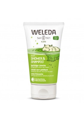 Шампунь-гель 2в1 Лайм Weleda 150мл 007510CH - 