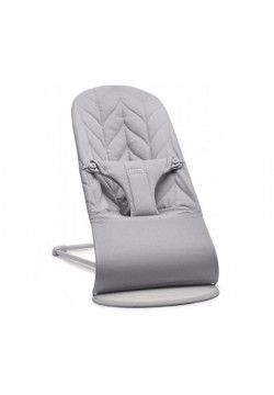 Шезлонг BabyBjorn Bouncer Bliss Woven Petal Quilt 2246 Light Grey