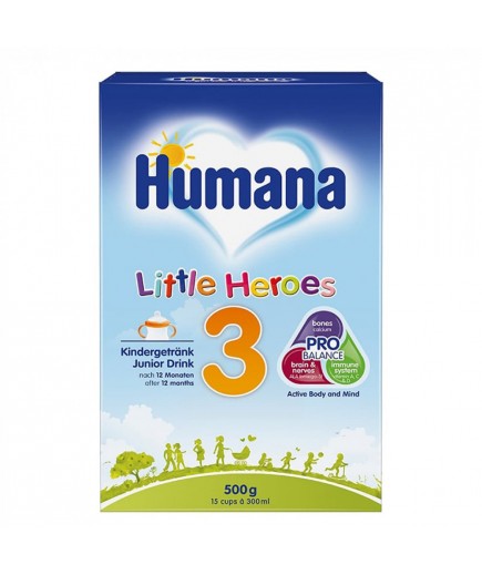 Суміш молочна Humana-3 Little Heroes 500г 602583