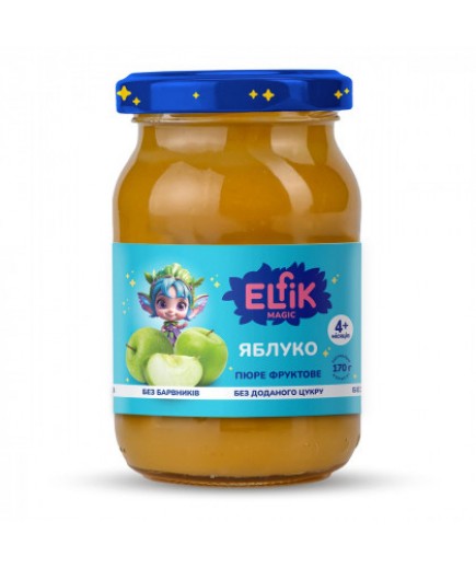 Пюре яблуко Elfik 170г COM11468