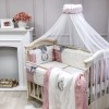 Постільний комплект Маленька Соня Elegance 6од 245205 Запорошена троянда