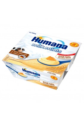 Пудинг манний з печивом з 8 міс Humana 4*100г 3536