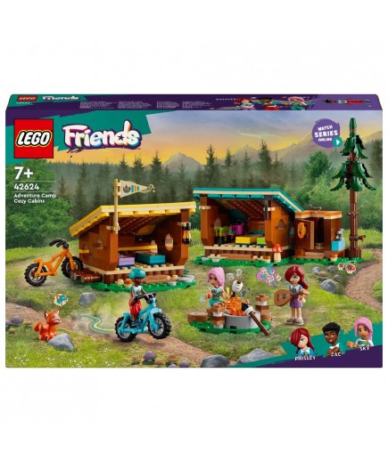 Конструктор LEGO Friends Затишні хатинки у пригодницькому таборі 437дет 42624