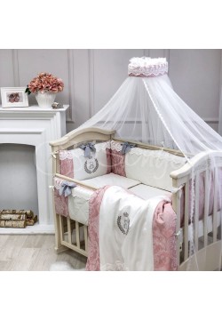 Постільний комплект Маленька Соня Royal 6од 26079 Рowder pink