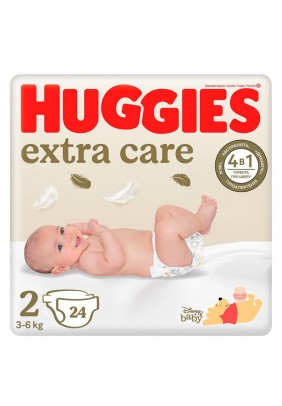 Подгузники Huggies Extra Care (2) 24шт 535502