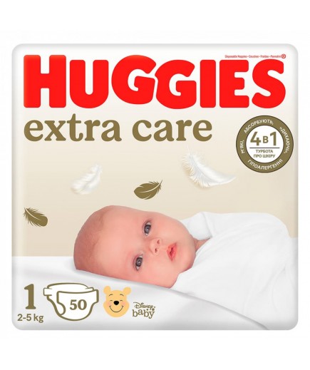 Підгузники Huggies Extra Care 1 50шт 564883