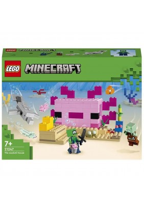 Конструктор Lego Minecraft Дом-Аксолотль 242дет 21247