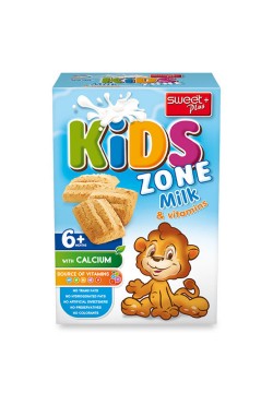 Печиво Sweet Plus Kids Zone з молоком 220г 1110300