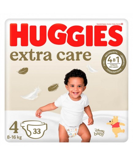 Підгузники Huggies Extra Care (4) 33шт 535831