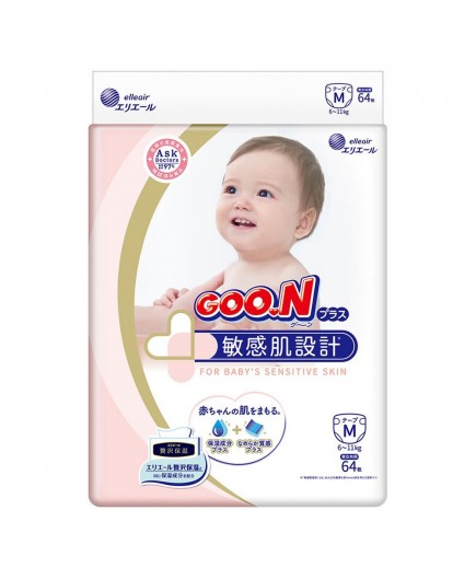 Підгузники Goo.N Plus M 64шт 843335