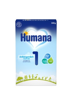 Суміш молочна Humana-1 з пребіотиками 300г 1586175