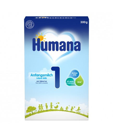 Суміш молочна Humana-1 з пребіотиками 300г 1586175