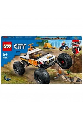 Конструктор LEGO City Приключения на внедорожнике 4x4 252дет 60387