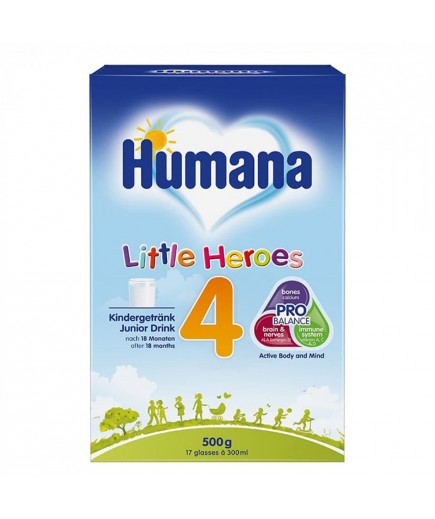 Суміш молочна Humana-4 Little Heroes 500г 960260