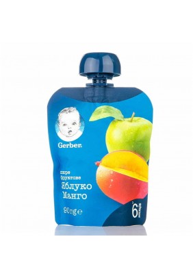 Пюре яблуко, манго Gerber 90г 550706