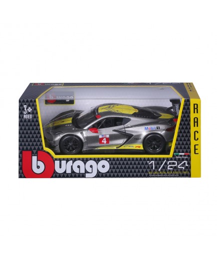 Автомодель Bburago Chevrolet Corvette C8.R 1:24 18-28024 Автомодель Bburago Chevrolet Corvette C8.R 1:24 18-28024