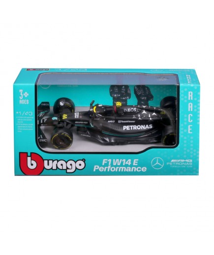 Автомодель Bburago Mercedes-AMG F1 W14 E Performance 1:43 18-38080 Автомодель Bburago Mercedes-AMG F1 W14 E Performance 1:43 18-38080