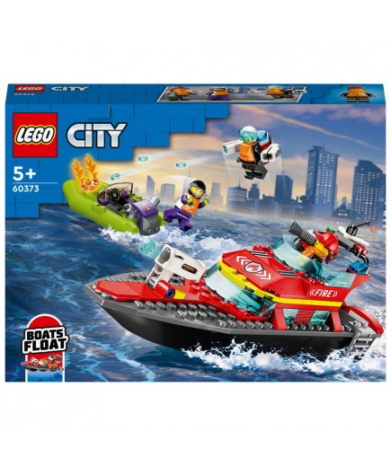 Конструктор LEGO City Човен пожежної бригади 144дет 60373