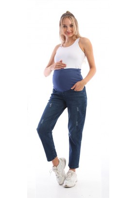 Джинсы для беременных 36-46 Lesson 3799 -синий