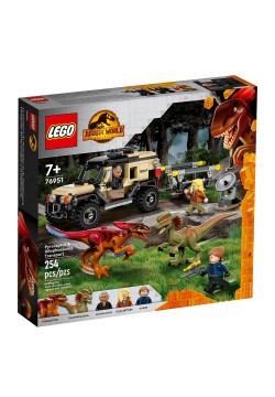 Конструктор Lego Jurassic World Перевезення пірораптора та дилофозавра 254дет 76951