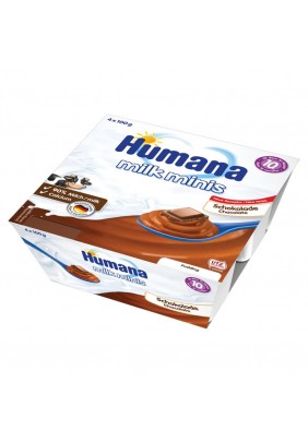 Пудинг шоколадний з 10 міс Humana  4*100г 3512