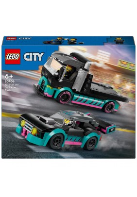 Конструктор Lego City Автомобиль для гонок и автовоз 328дет 60406