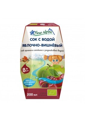 Сок яблоко, вишня Fleur Alpine 200мл 1384012