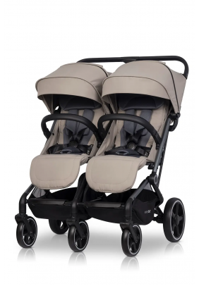 Коляска для двійні Euro-Cart Echo 2024 EGECB24-02 beige