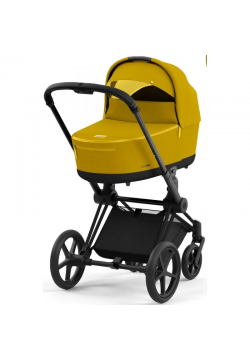 Коляска універсальна (люлька) Cybex Priam 4.0 Mustard Yellow/Matt Black 522000965/1