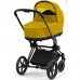 Коляска універсальна (люлька) Cybex Priam 4.0 Mustard Yellow/Matt Black 522000965/1