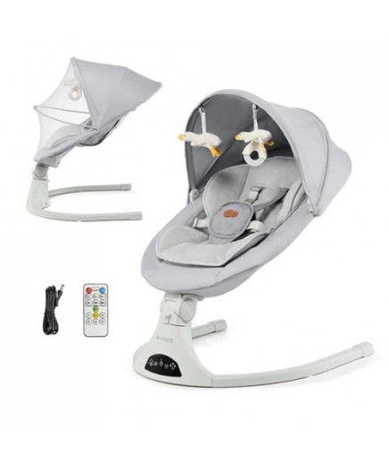 Крісло-гойдалка Kinderkraft Tulsy KBTULS00GRY0000 Gray Крісло-гойдалка Kinderkraft Tulsy KBTULS00GRY0000 Gray