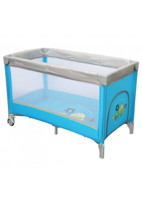 Ліжко-манеж Twins Baby Mix HR-8052 Горобчики blue 44895