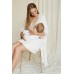 Халат для вагітних S-L Dianora 2065 1725 -молочний