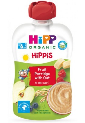 Пюре-каша вівсяна з фруктами HIPP 100г 4701