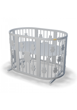Ліжко-трансформер дитяче IngVart Smart bed Round 9в1 ведмедики 1367040