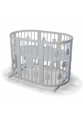 Ліжко-трансформер дитяче IngVart Smart bed Round 9в1 ведмедики 1367040