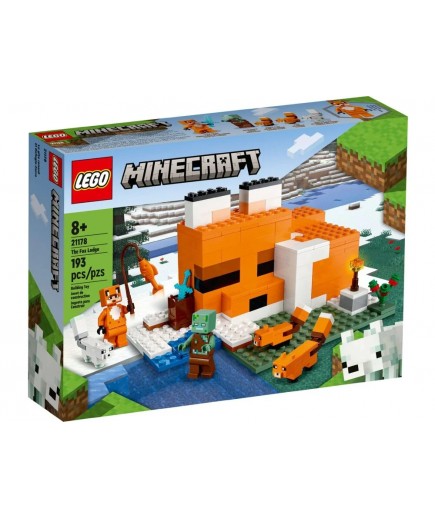Конструктор Lego Minecraft Хатина лисиці 193дет 21178 Конструктор Lego Minecraft Хатина лисиці 193дет 21178