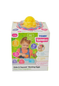 Сортер TOMY Toomies Кольорові яйця 5в1 E73564