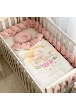 Постільний комплект Маленька Соня Колекція №8 Sweet Dream Зайчик 5од 5001231