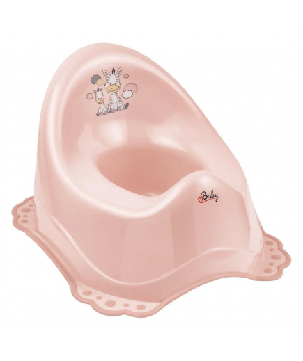 Горшок Maltex Zebra Chamber pot with anti slip rubber 6517_41 pink 681200