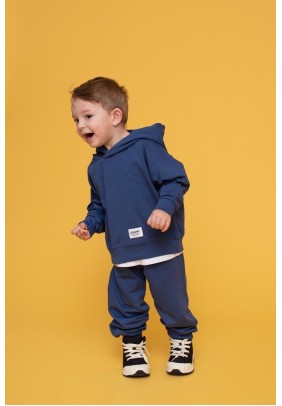 Костюм спорт. (толстовка+штаны) мальчик Hart 1263 темно-синий
