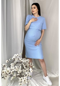 Сукня для вігітних і годування Dianora 2331 1745 -блакитний