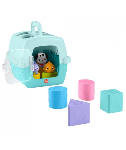 Сортер Fisher-price Переноска з тваринками HTW93 Сортер Fisher-price Переноска з тваринками HTW93