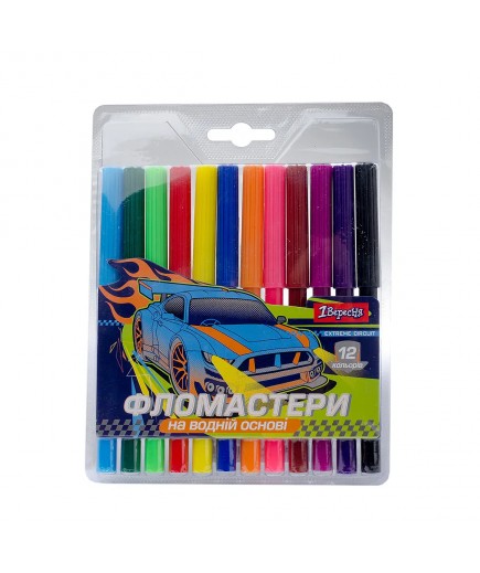 Фломастери 1Вересня 12кол 650406 Фломастери 1Вересня 12кол 650406