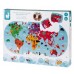 Іграшка для купання Janod Пазл Карта світу J04719