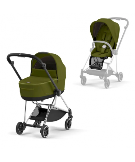 Коляска універсальна 2в1 Cybex Mios 4.0 Khaki Green/Chrome Black 522000818/2