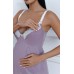 Комплект білизни для вагітних та годування (халат і нічна сорочка) ТМ Мамин Дом 25310-25202 -аметист
