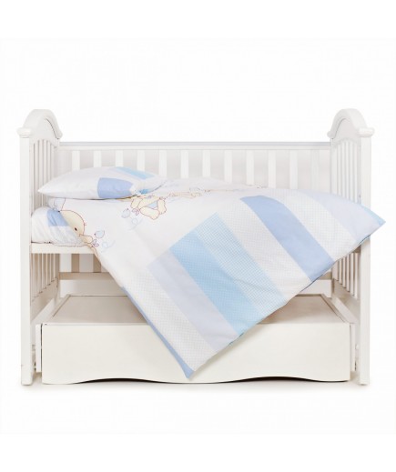 Змінний комплект Twins Dolce Друзі зайчики 3од 3060-D-003 blue