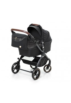 Коляска універсальна 2в1 Pote luxmom 2025 Black ptlux/b